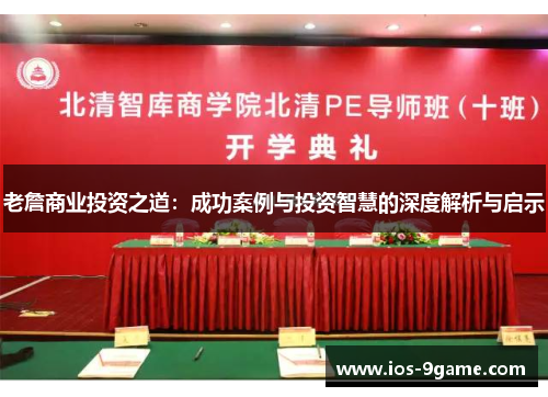 老詹商业投资之道：成功案例与投资智慧的深度解析与启示